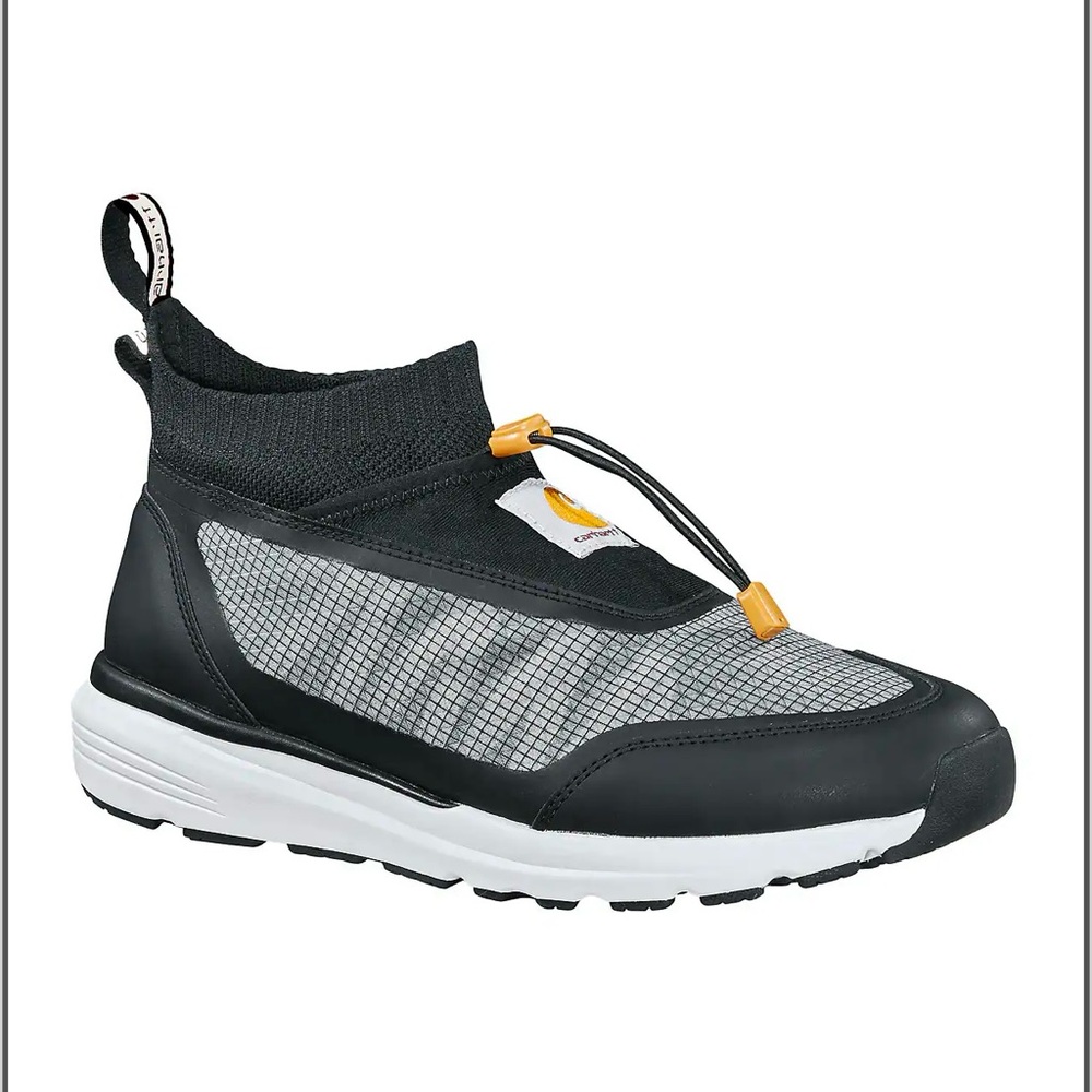 Carhartt Black and Gray Slip-On Sneakers